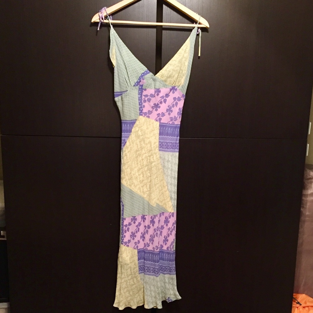 Multi colored patchwork style Forever 21 dress.